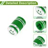 HOPESPANNER Tire Valve Stem Caps Dustproof Green Tyre Valve Dust