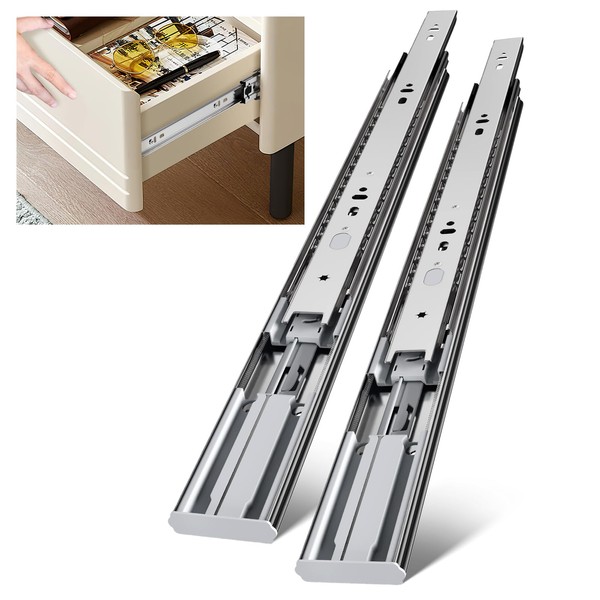 LONTAN 4 Pairs 22 Inch Heavy Duty Soft Close Drawer