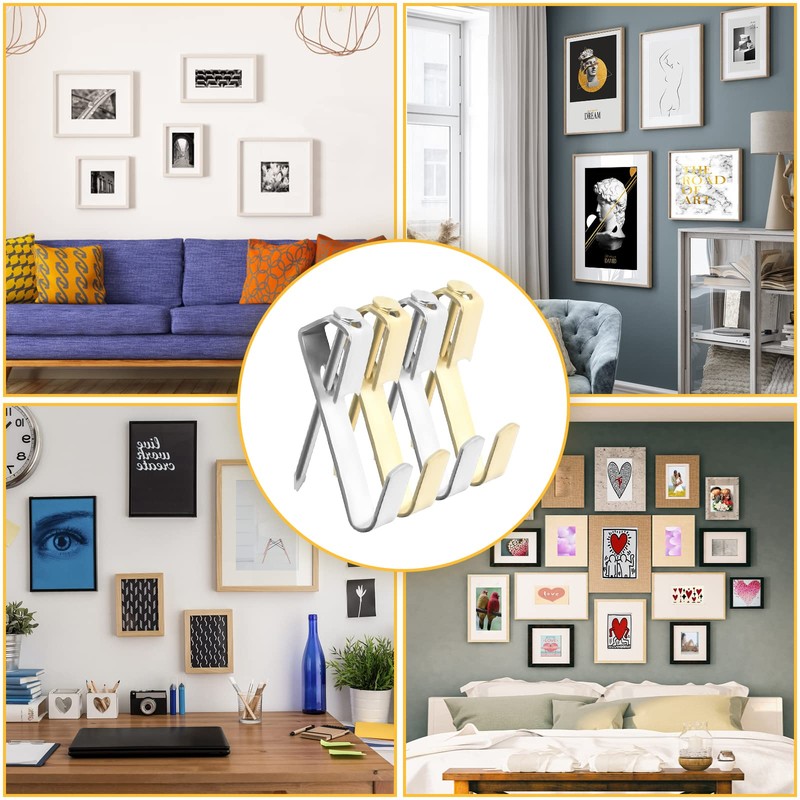 130 Pcs 30lb Picture Hangers – Multipurpose Picture Hanging Hooks