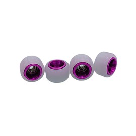 leefai Pro Fingerboard Wheels Alloy core Layer Finger Skateboard Wheel-7.8mm*4.8mm (Purple)