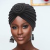 DRESHOW 5 Pack Knotted Headwraps for Women African Turban Pre-Knotted