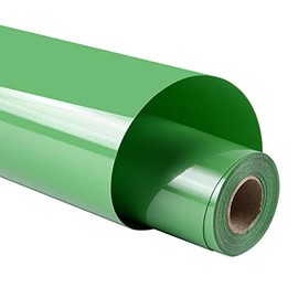 guangyintong Heat Transfer Vinyl for T-Shirts 12" x 8ft - Apple Green HTV Vinyl Roll Iron on-Easy to Cut &Weed, Glossy Surface (Apple Green k20)