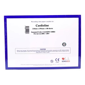 Sonomed Papel Térmico Ecg 210mm X 295mm X 180h En Z Para Cardioline
