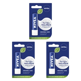 Pack of 3, Nivea Lip Care Balms Original