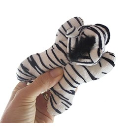Curious Minds Busy Bags Cute Zebra Plush Stuffed Animals- Adorable Mini Plushie Stuffie