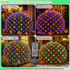 34 Colors Changing Net Lights Outdoor Solar & USB Powered,