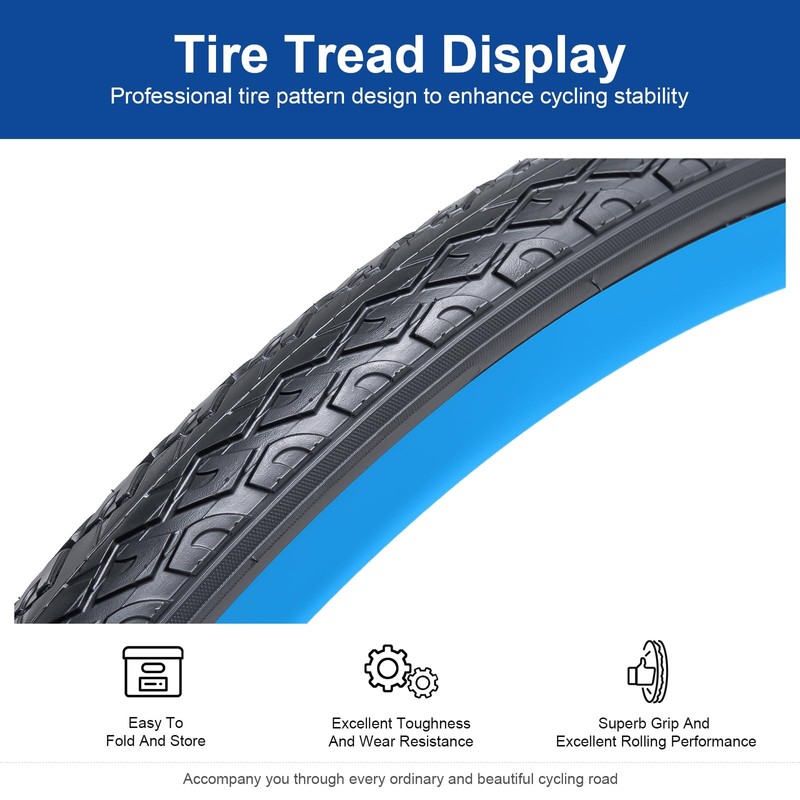 FengCan 700x38C (40-622) Bike Tire 700C Bicycle Tire Suitable for