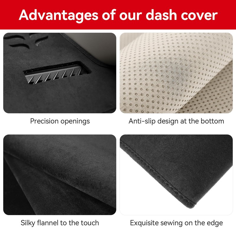 Bercicci Dash Cover for Toyota 2018 2017 2016 2015 2014