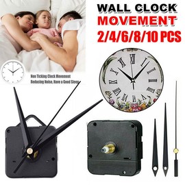 Silent DIY Quartz Movement Wall Clock Motor Mechanism Long Spindle Repair Kit 2X