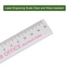 sourcing map Straight Ruler, 15 cm, Metric Aluminium Alloy Ruler,