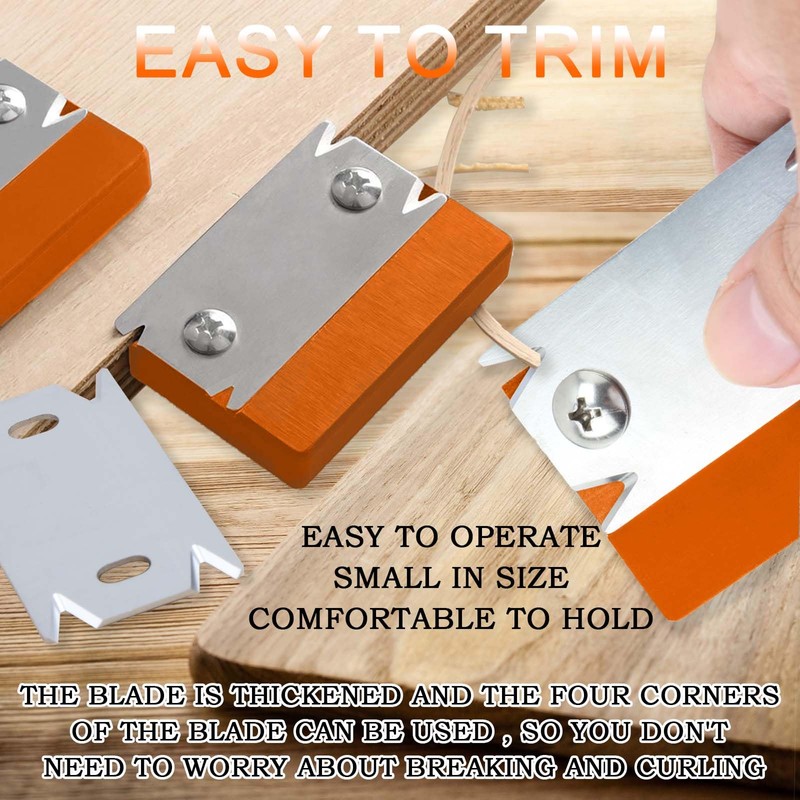 JONMON Woodworking Edge Trimmer, Mini Edge Planer Bander with Replaceable