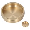 Brass Ashtray Handcrafted Modern Stylish Style Easy Cleaning Portable Decorative