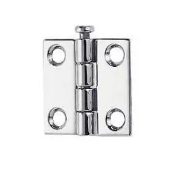Perko Butt Hinge Chrome Plated Zinc 2" X 1-1/2"
