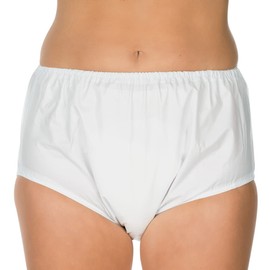 Suprima PVC Incontinence Briefs in White 38