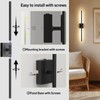 iThird Battery Operated Wall Sconces Set of 2: 10000mAh Rechargeable