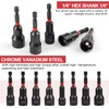 21PCS Magnetic Nut Driver Set, Impact Driver Socket Sets, Impact