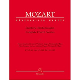 Mozart: Complete Church Sonatas - Volume 1 (Set of Parts)
