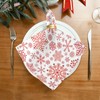 senya Christmas Cloth Napkin Christmas Snowflakes Cloth Napkin Set of