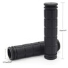 Black Bicycle Grips, Non-Slip Soft Rubber Ergonomic Bicycle Grips Handlebar