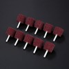 10 Pc Mounted Fiber Mop Polishing Brush Wheel for Drill