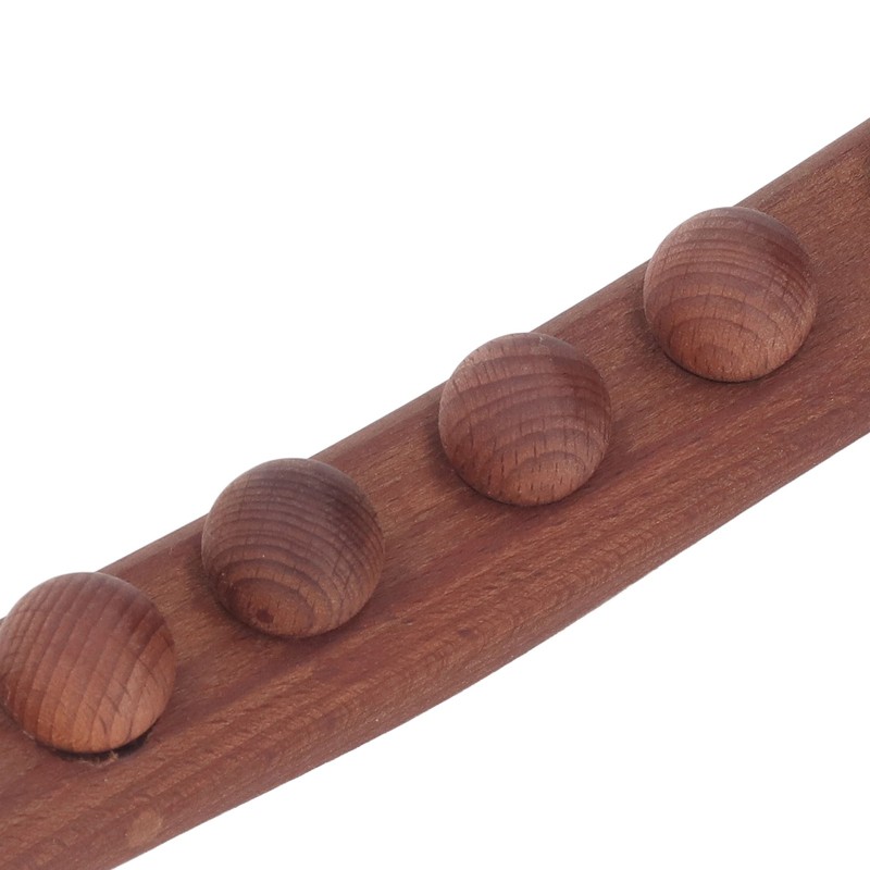 2Pcs Wooden Scraping Stick 10 Massage Dots Large Contact Wooden