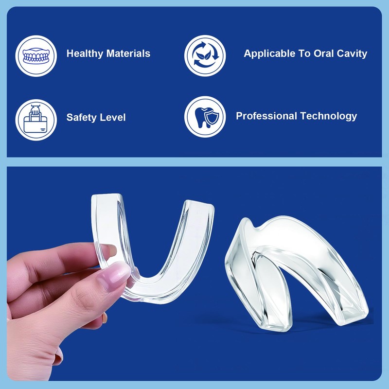 SAMOKA Mouth Guard for Grinding Teeth at Night,4 PCS Night