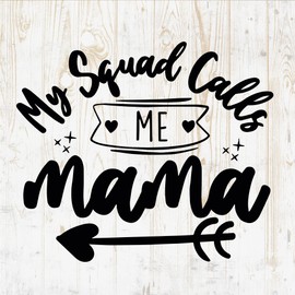 6 in Mom Quote Sticker - Mommy Mum Mothers Day Mom Sayings Wife Mama Mothership Parent - Vinyl Decal for Wall Car Home Bike Bottle Phone Laptop DWSV489