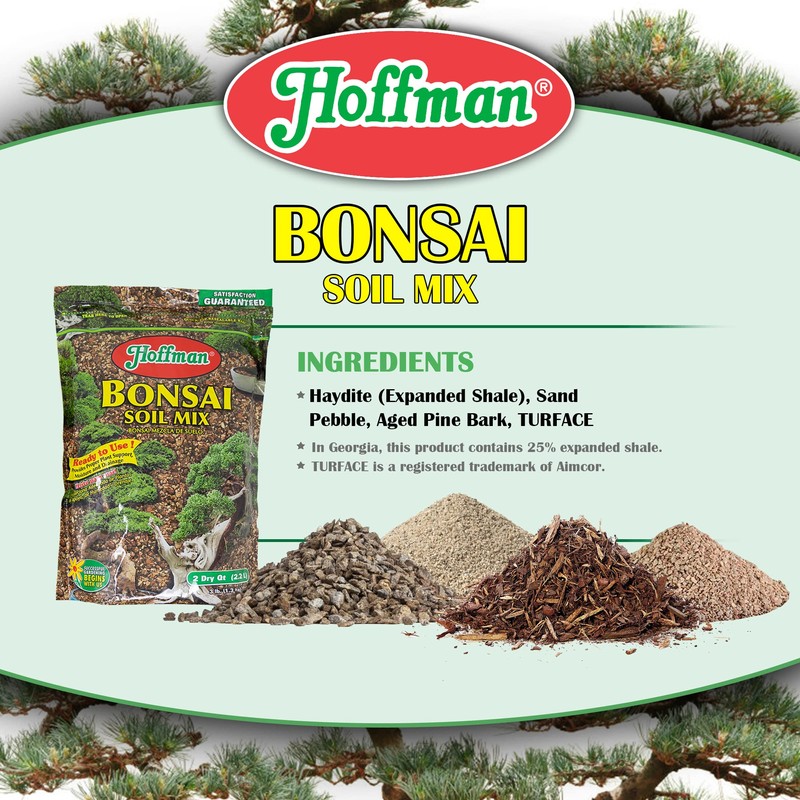 Hoffman Ready to Use Bonsai Soil Potting Mix to Provide