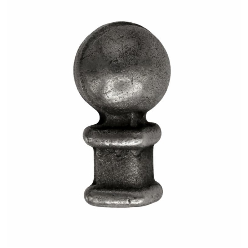 UHRIG Fence Spike with Iron Ball Forged Steel Rustic Wrought
