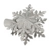 Silver Snowflake Christmas Tree Topper Lighted 3D PVC Christmas Tree