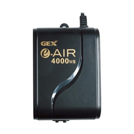 Gex Air Pump e-Air 4000WB 2 Outlet Outlets, Depth of 15.7 inches (40 cm) or Less and Under Aquarium, 23.6 inches (60 cm) or Less Quiet Air Pump