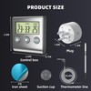 Wothfav Digital Temperature Controller with Waterproof Probe,Programmable Thermostat Outlet Plug,