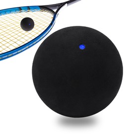 Homirty Squash Balls Sport Squash Ball, Rubber Squash Racket Balls, Single Blue Dots, High Bounce Squashe Ball for Beginners, Competition and Training