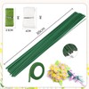 Barlone Flower Wire, Pack of 50, Green Flower Wire, 30