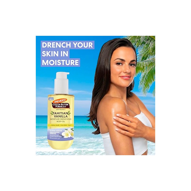 Palmer's Cocoa Butter Formula Tahitian Vanilla Body Oil, Aceite Hidratante