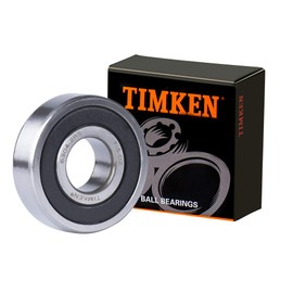 4PACK TIMKEN 6304-2RS Double Rubber Seal Bearings 20x52x15mm, Pre-Lubricated and Stable Performance and Cost Effective, Deep Groove Ball Bearings