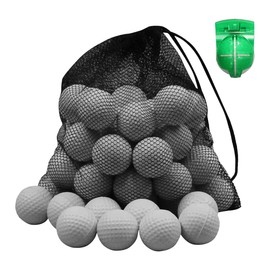 Scott Edward Air Golf Practice Balls, 20/40/50 Pieces, Lightweight Foam Ball, Realistic Bright Color, Golf Training Indoor and Outdoor, for Backyard Hitting Mat, Soft