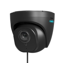 Reolink 4K PoE CCTV Camera with Human/Vehicle Detection, Ultra HD Home Security Camera Outdoor IP67 Waterproof Smart Motion Alert Audio Recording Time Lapse Surveillance Dome Camera, RLC-820A Black