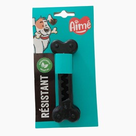 Aimé Dog Toy - Cronos Series - Toy for Dogs - with a Container for Dog Treats - Vegetable and Natural - 13 cm - Very Robust Toy