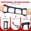 RED WOLF 2 PCS Silicone License Plate Frame American Flag