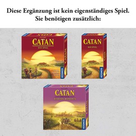 KOSMOS 693404 Catan Händler und Barbaren, Expansion Pack for 5-6 Players, Strategy Game [German Language Version]