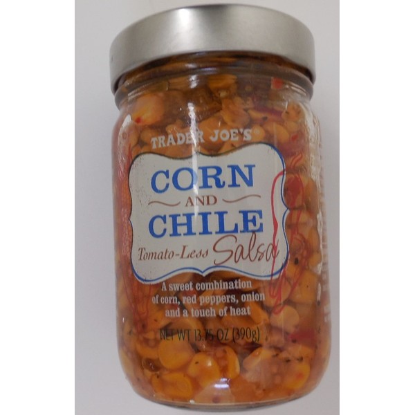 Trader Joes Corn and Chile Tomato-less Salsa 2/pack