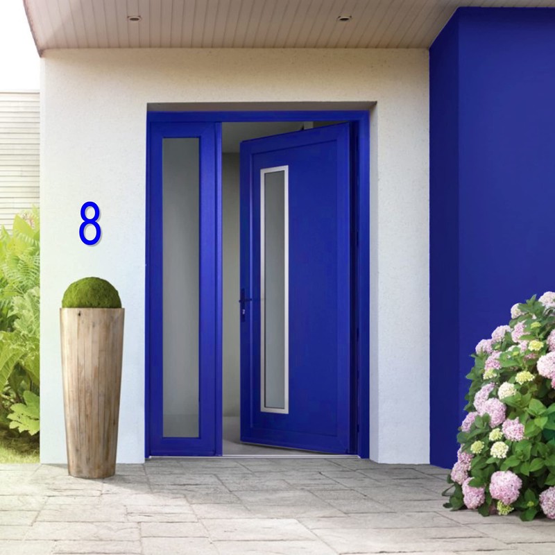 JustHouseSigns House Number 8 ARIAL Door Numbers in 3 Sizes