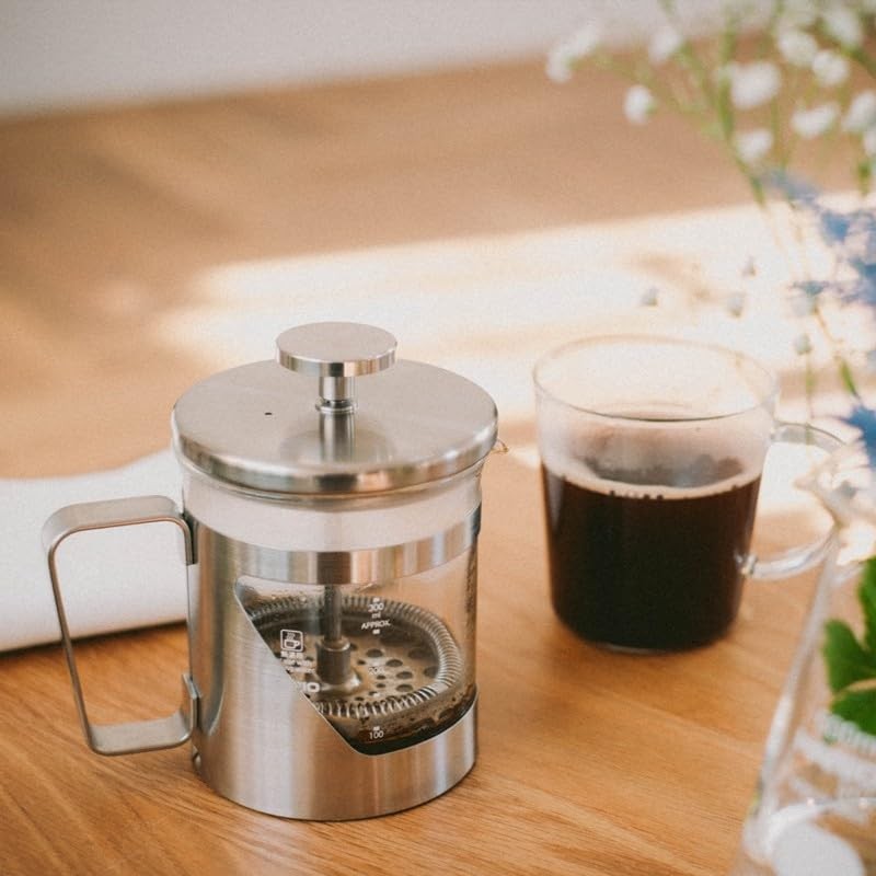 HARIO (Hariol 7) Press Type Coffee with Double Mesh Gift