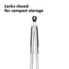 OXO GG 1054628BK 12-Inch Tongs with Nylon Heads, Silver