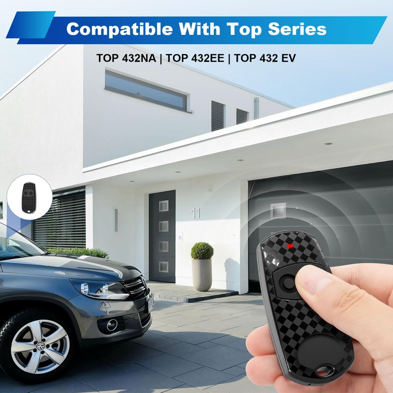 433.92 MHz Garage Door Remote, 3 PCS Garage Remote Control,