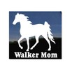 Walker Mom ~ Tennessee Walking Horse Trailer Vinyl Window Decal