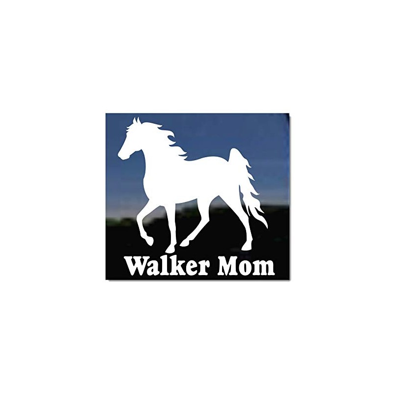 Walker Mom ~ Tennessee Walking Horse Trailer Vinyl Window Decal