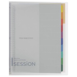 Maruman F584-98 Loose Leaf Binder, A4, Session, 30 Holes, Clear
