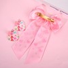 NLCAC Valentines Gifts Hair Bows for Girls Jeweled Crystal XOXO